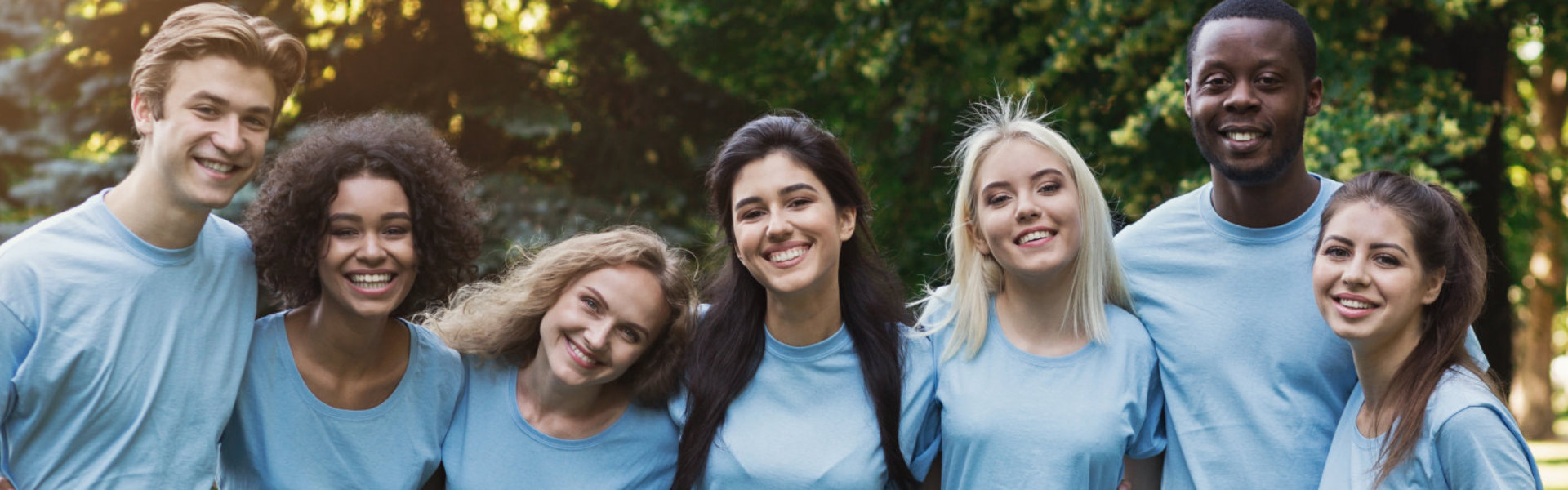 Group of people smilling